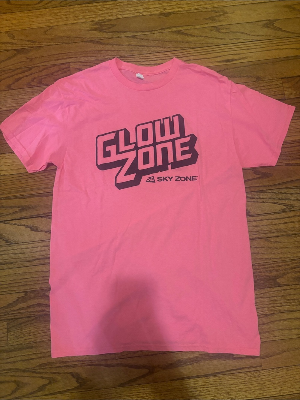 Glow Zone Sky Zone Pink Logo T-Shirt